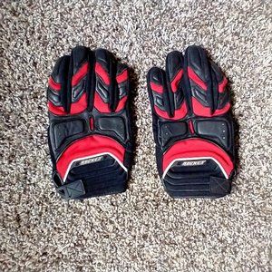 Joe Rocket Red and Black Motorcycle Gloves, Size M